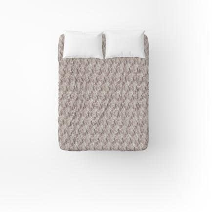 Фото -Простирадло бязеве Home Line "Цвітіння трав" 150х215см (сіро-ліловий) 181412