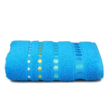 Фото -Рушник махровий Home Line "Pretty dots" (синій), 50х90см 105641