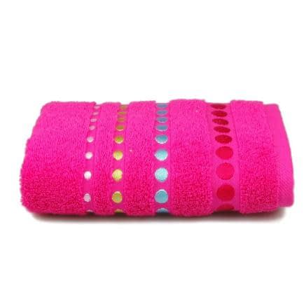 Фото -Полотенце махровое Home Line "Pretty dots" (розовое), 50х90см 105639