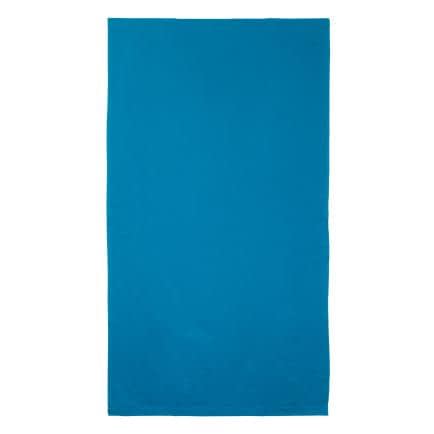 Фото -Рушник махрово-тканий пляжний "Plain" без бахроми (синій) 90х160см 163179