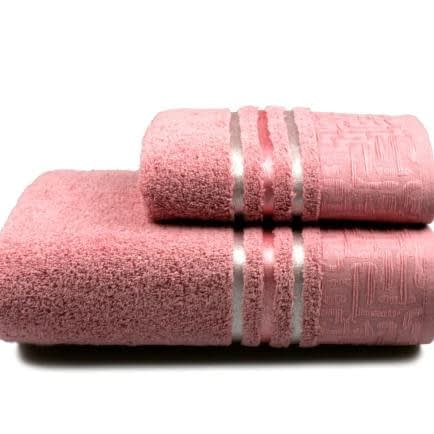 Фото -Рушник махровий Home Line "Perseus new" (рожевий), 50х90см 103512