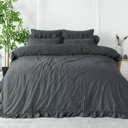 Фото -Семейный комплект постельного белья Limasso "Castlerock" (темно-серый) 141707