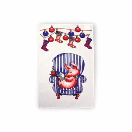 Фото -Рушник кухонний Home Line №044 "Наф-наф в кріслі" 35х61см 141337