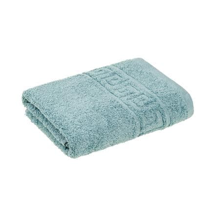 Фото -Рушник махровий бордюрний 50х90см (сіро-зелений) 174297