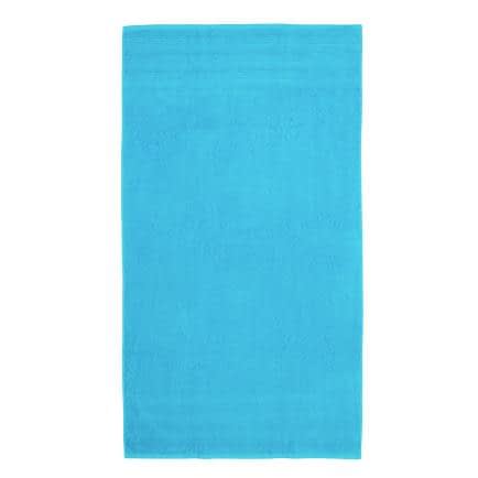 Фото -Рушник махровий пляжний бордюр "Хвиля" (блакитний) 90х160см 163119