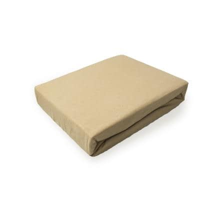 Фото -Простирадло трикотажне на резинці (бежеве) 160х200см 142633