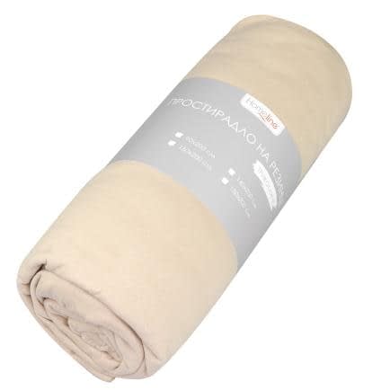 Фото -Простирадло трикотажне на резинці Home Line (кавовий) 180х200см 159158